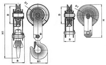 Рис.1. Схема монтажного блока БМ-1,6