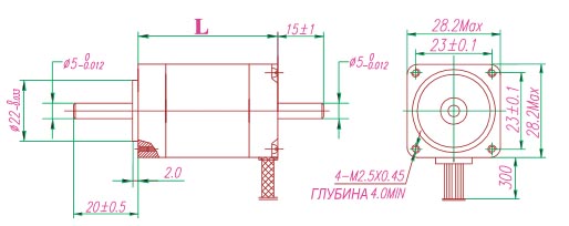 Габаритные размеры krs28