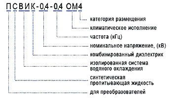 Маркировка конденсаторов